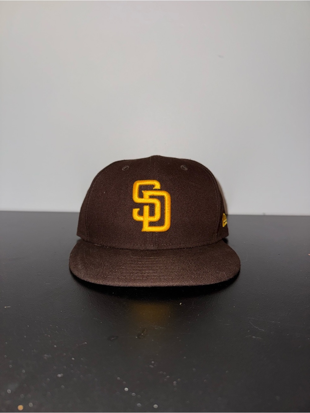San Diego Brown and Gold Flat Brim Hat